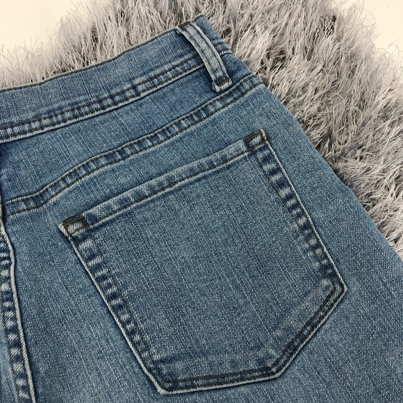 Lee Women’s 6 Light Blue Denim Capri Jeans Stretch - Picture 6 of 7